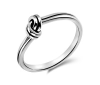 Knotted Silver Ring NSR-810